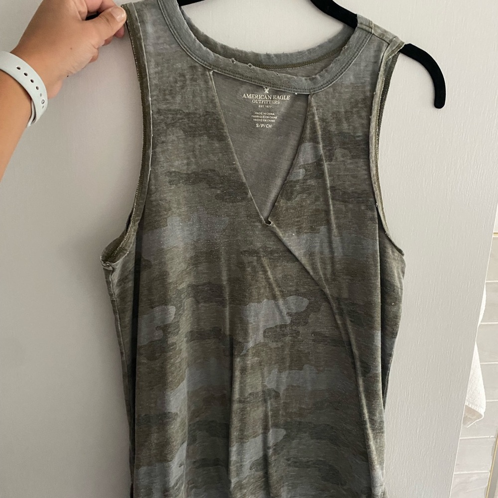Cut out camo tank